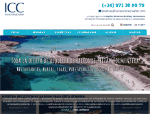 Tablet Screenshot of ibizacentralcharter.com